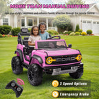 Bronco Raptor Two-Seater Ride-On Car Truck Toy Blue