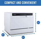 Farberware Compact 6-Station Dishwasher Portable Mini Countertop Dishwasher