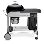 Weber Performer Deluxe 22    Black Charcoal Grill with Gas Ignition and Gourmet BBQ System