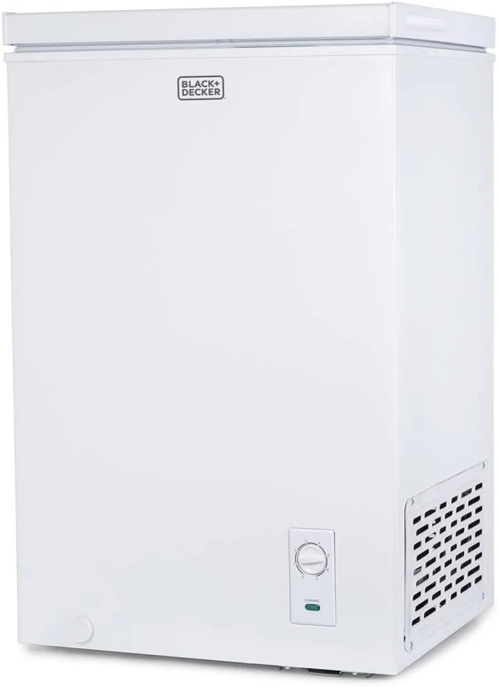BLACK+DECKER 2.0 Cu. Ft. Compact Chest Freezer, Deep Freezer Holds Up To 70 Lbs. of Frozen Food