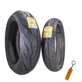 Pirelli Diablo Rosso IV Motorcycle Tires Set ?C Front 110/70ZR17 & Rear 190/55ZR17 with Bonus Keychain