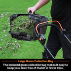 LawnMaster CLM2413A Cordless 13-Inch Lawn Mower 24V Max with 2X4.0Ah Battery and Charger