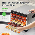 COSORI Food Dehydrator for Jerky, Large Drying Space with 6.48ft2, 600W Dehydrated Dryer