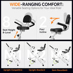Foldable Exercise Bike Stationary Bikes for Home, 5 IN 1 Indoor Workout Bike, Cycling Bike with 16-Level Quiet Magnetic Resistance, 6.6 LBS Flywheel and 300LBS Capacity, 2025 Designed 817 X-bike