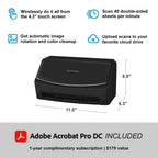 ScanSnap Wireless or USB High-Speed Cloud Enabled Document, Photo & Receipt Scanner