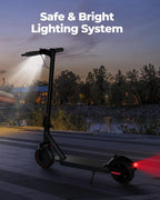 Electric Scooter 350W/500W Powerful Motor 8.5"/10" Solid Tires 19/22Mph 28/21/12 Miles Range