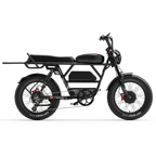 Lankeleisi X-Black Knight 1000W*2 Dual Motor 20" Fat Bike Fully E-Mountainbike 45Ah