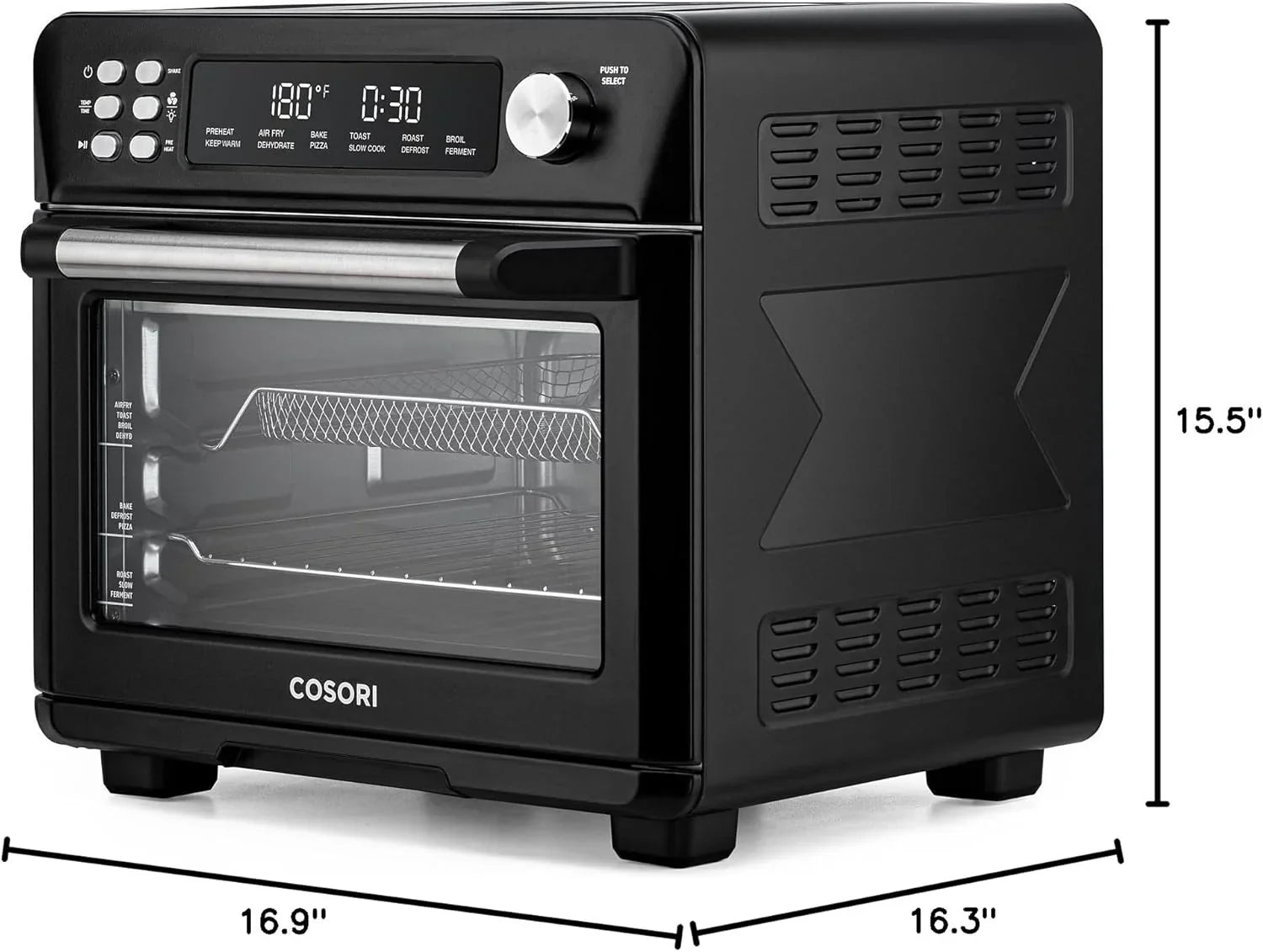 COSORI Smart 12-in-1 Air Fryer Toaster Oven Combo Airfryer Convection Oven Countertop