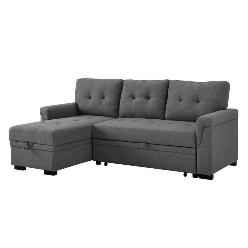 Gunnar 86&prime;&prime; Wide Reversible Sleeper Sofa &amp; Chaise