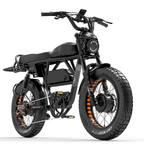 Lankeleisi X-Black Knight 1000W*2 Dual Motor 20" Fat Bike Fully E-Mountainbike 45Ah