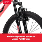 Huffy Stone Mountain Hardtail Mountain Bike for Boys/Girls/Men/Women 20"/24"/26" Sizes