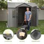 LIFETIME 10 FT. X 8 FT. OUTDOOR STORAGE SHED