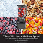 Ninja BL610 Professional 72 Oz Countertop Blender 1000-Watt Base Total Crushing Technology