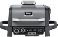 Ninja Woodfire Electric BBQ & Smoker with Air Fryer, Portable Outdoor Grill, Cool Grey