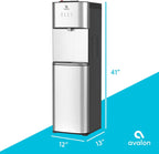 Limited Edition Self Cleaning Water Cooler Water Dispenser - 3 Temperature Settings - Hot, Cold & Room Water, Durable Stainless Steel Construction, Bottom Loading - UL Listed-Avalon
