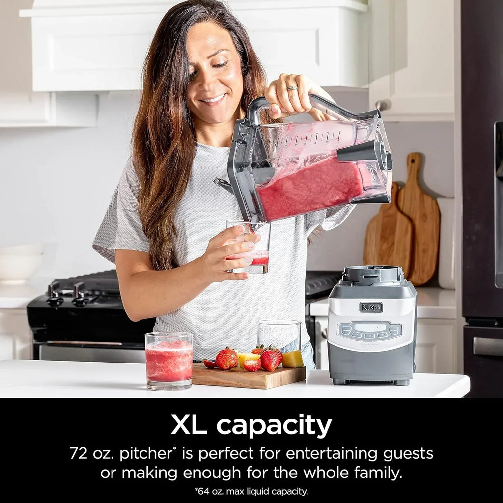 Ninja BL610 Professional 72 Oz Countertop Blender 1000-Watt Base Total Crushing Technology