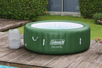 Inflatable Hot Tub Spa | Portable Hot Tub with Heated Water System and 140 Bubble Jets | Fits Up to 4 People