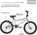 WEIZE Freestyle BMX Bicycle 20 Inch Stunt Bike for Kids and Adults Men and Women High Strength Steel Frame 360 Degree Rotor Freestyle