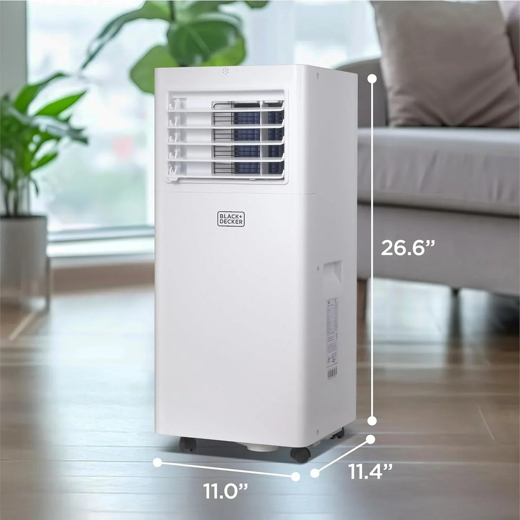BLACK+DECKER 10,000 BTU Portable Air Conditioner for Rooms up to 450 Sq with Remote Control