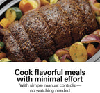 Slow Cooker Extra Large 10 Quart Stay or Go Portable With Lid Lock