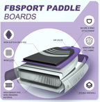 FBSPORT 11' Premium Stand Up Paddle Board Yoga Board with Durable SUP Accessories Carry Bag