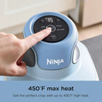 Ninja Crispi 4 in 1 Portable Glass Air Fryer Cooking System 4QT 6 Cup TempWare Glass Containers