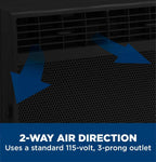 GE Window Air Conditioner Unit 6,000 BTU for Small Rooms up to 250 sq ft. with Adjustable Fan
