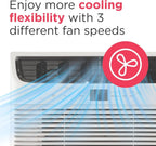 Frigidaire 5,000 BTU Window Air Conditioner Remote Control Cools Up to 150 Sq. Ft. Quiet Operation
