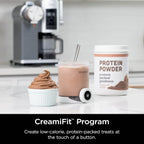 Ninja Swirl by CREAMi Ice Cream and Soft Serve Maker Frozen Yogurt Low Calories Program