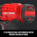 V20 MAX Cordless Drill and Impact Driver Power Tool Combo Kit with 2 Batteries and Charger