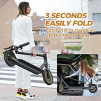 Electric Scooter 350W/500W Motor Top Speed 19/22 mph Max 16/23/28Miles Ranges Foldable E Scooter