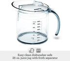Breville BJE200XL Juice Fountain Compact Centrifugal Machine 25 fl oz Silver