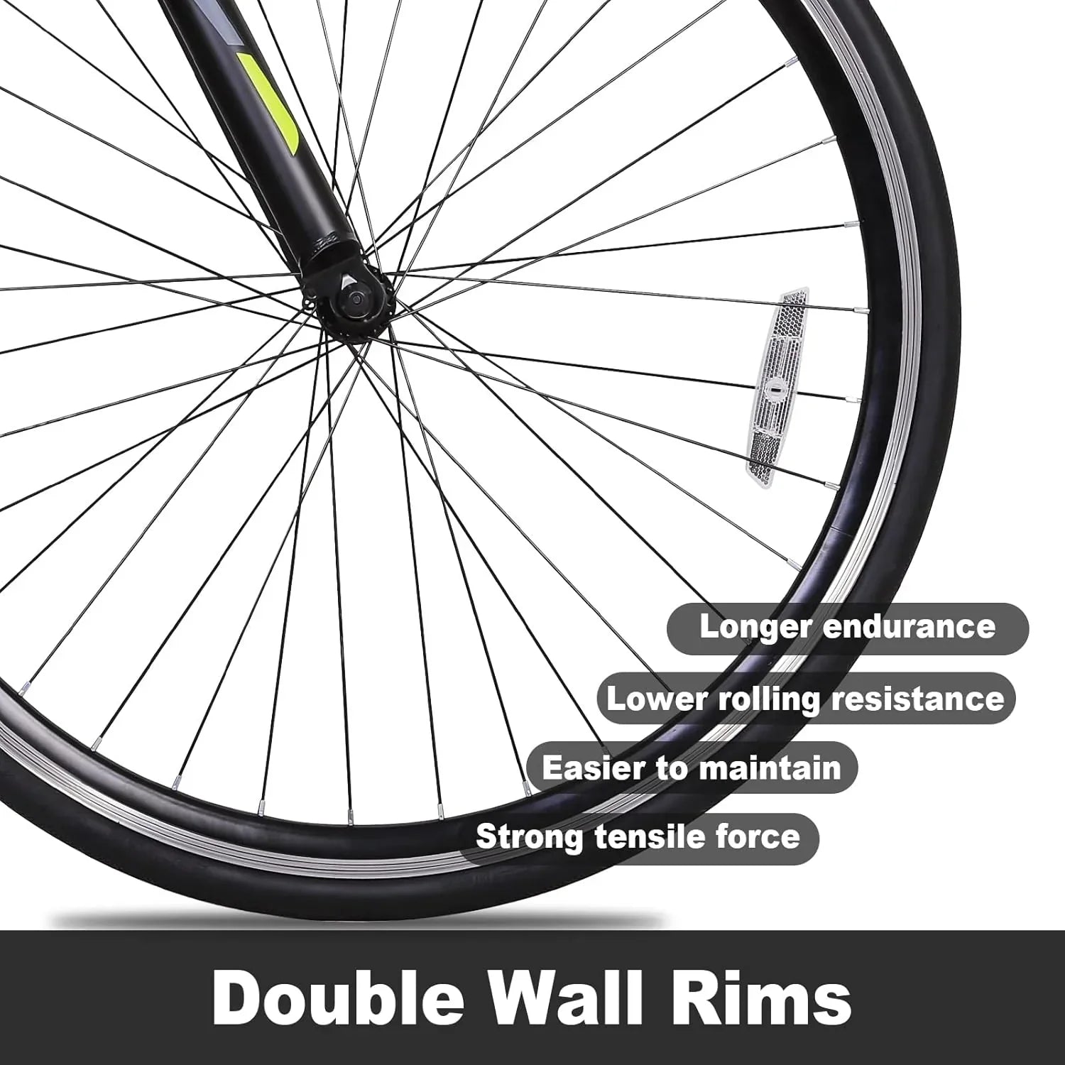 WEIZE Road Bike 700C Wheel City Commuter Bicycle Shimano 14 Speed Drop Bar Racing Adult Bike