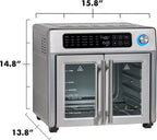 Emeril Lagasse Extra Large French Door Air Fryer Toaster Oven Combo, 24 Cooking Functions