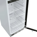EdgeStar VBM101 22" Wide 10.1 Cu. Ft. Commercial Beverage Merchandiser ?C Stainless Steel, Temp Alarm, Reversible Door