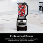 Ninja BL610 Professional 72 Oz Countertop Blender 1000-Watt Base Total Crushing Technology