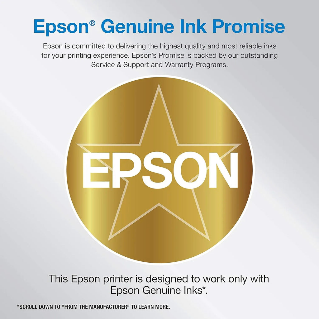 ET-4800 Wireless All-in-One Cartridge-Free Supertank Printer with Scanner, Copier, Fax, ADF and Ethernet �C Ideal-for Your Home Office, White