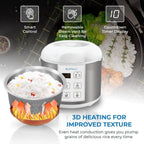 Buffalo Classic Rice Cooker with Composite Stainless Steel Inner Pot - Rice Cookers