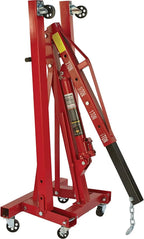 Strongway Hydraulic Engine Hoist with Load Leveler �C 2-Ton Capacity, 1in.-82 5/8in. Lift Range
