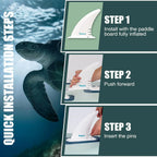 FunWater Inflatable Stand Up Paddle Board with Premium SUP Paddle Accessories, Non-Slip EVA Deck, 11'/10'6' Paddle