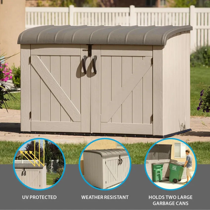 Lifetime Horizontal Storage Shed (75 cubic feet)