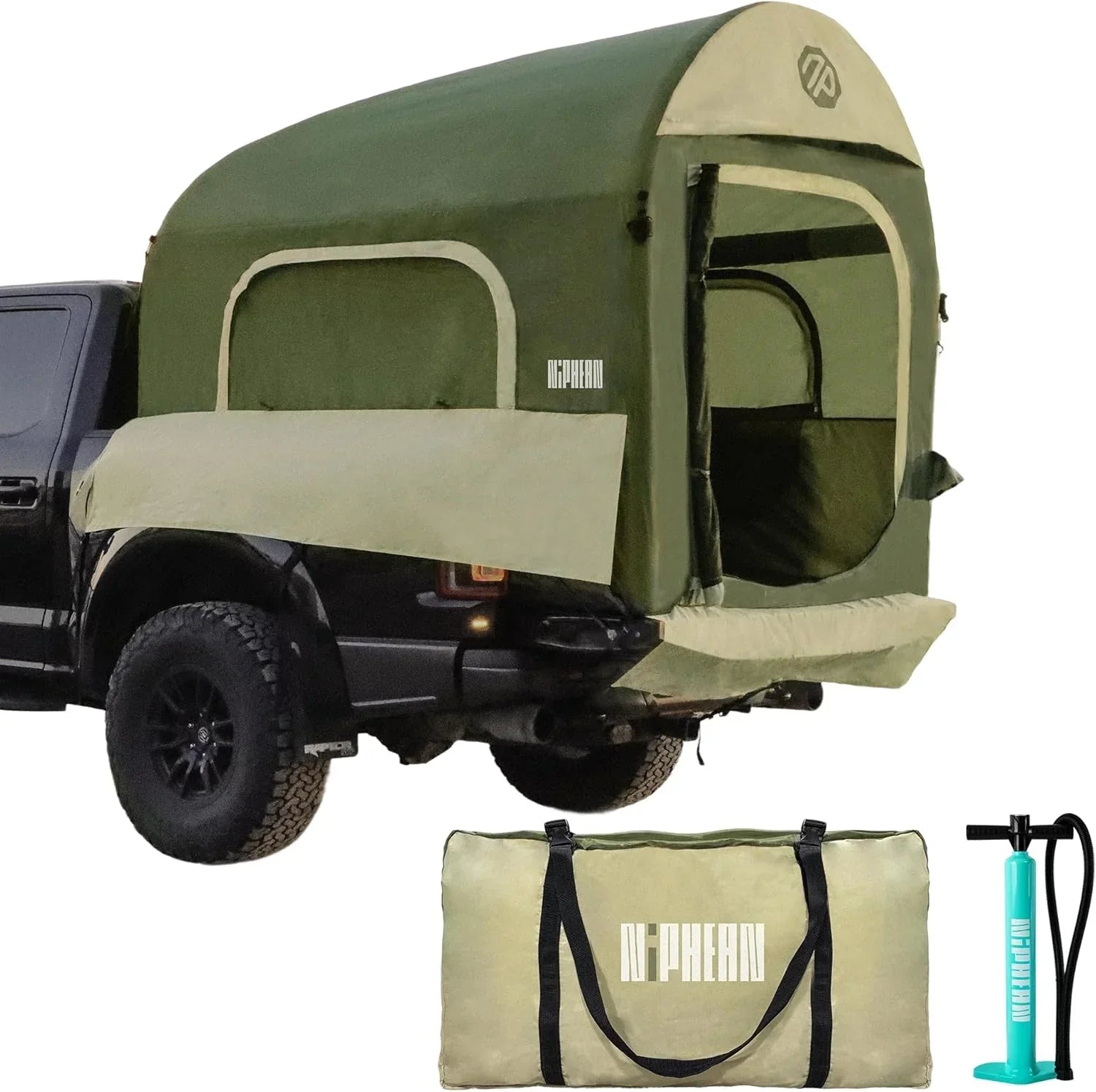 Truck Bed Tent 5.5ft-8ft Suitable for 2+1 People Family Inflatable Pickup Truck Tent