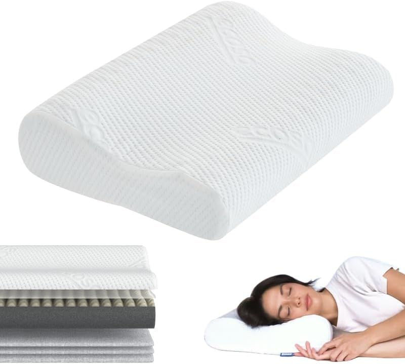 Ergonomic Memory Foam Neck Pillow for Optimal Comfort