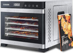 COSORI Food Dehydrator for Jerky, Large Drying Space with 6.48ft2, 600W Dehydrated Dryer