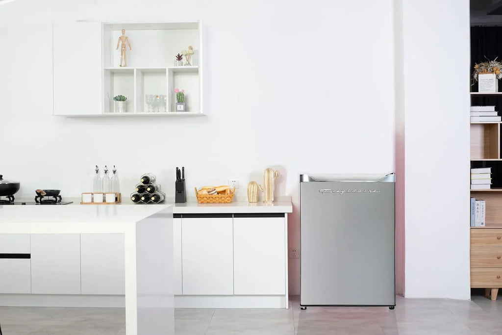 Frigidaire Upright Freezer 6.5 cu. ft. Deep Freeze Vinyl Coated Metal Wire Shelving Compact