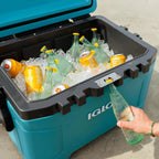 Igloo 52Qt Wheeled Cooler Insulated Hard Shell Ice Chest