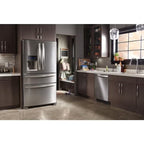Whirlpool 24.5-cu ft 4-Door French Door Refrigerator with Ice Maker (Fingerprint Resistant Stainless Steel) ENERGY STAR
