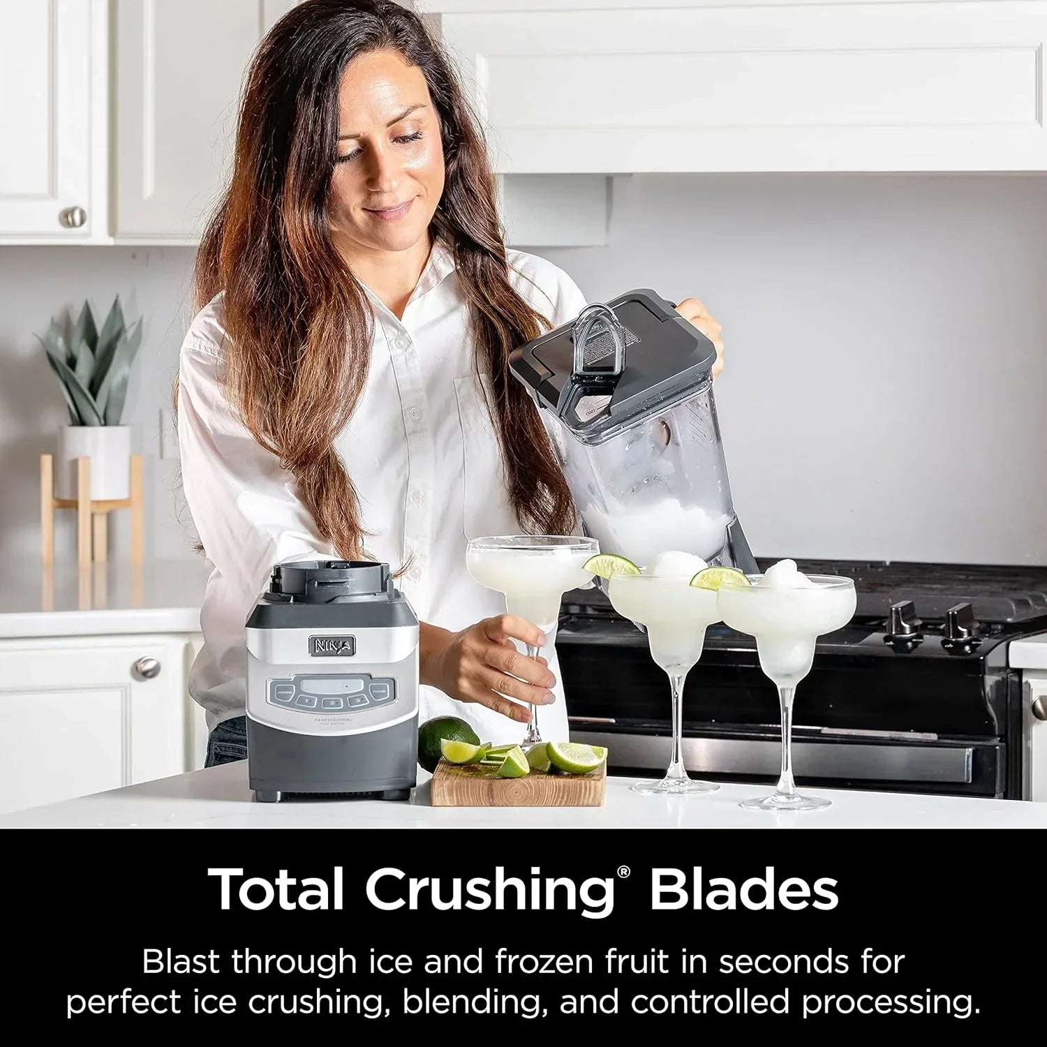 Ninja BL610 Professional 72 Oz Countertop Blender 1000-Watt Base Total Crushing Technology