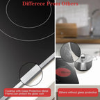 Karinear 30 Inch Electric Cooktop 4 Burners Built-in Ceramic Cooktop Radiant Electric Stove Top