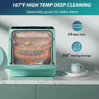 AIRMSEN portable tabletop dishwasher 5 washing programs mini dishwasher